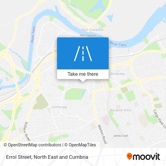 Errol Street map
