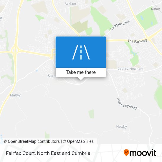 Fairfax Court map