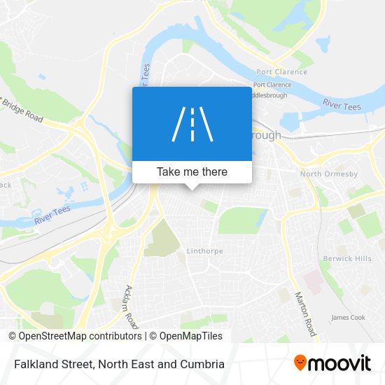 Falkland Street map