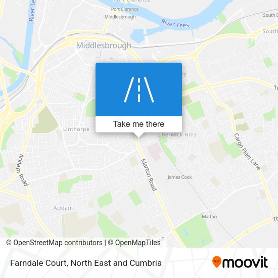 Farndale Court map