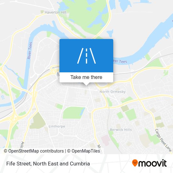 Fife Street map