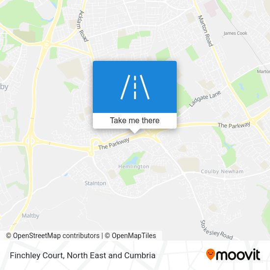 Finchley Court map