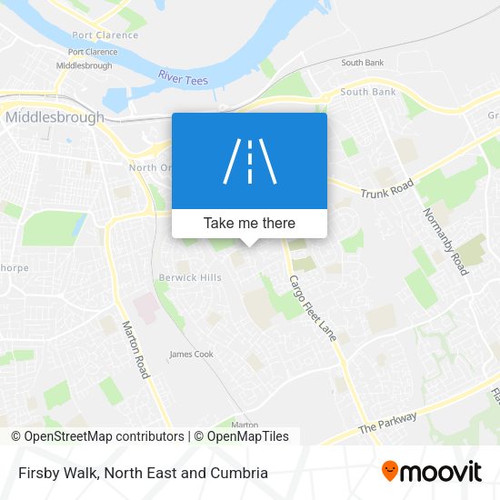 Firsby Walk map