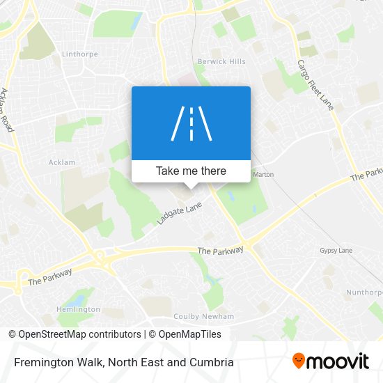 Fremington Walk map