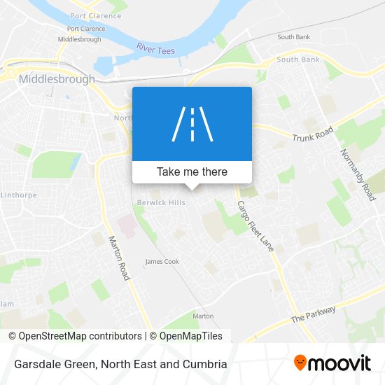 Garsdale Green map
