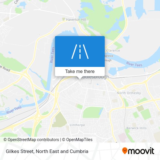 Gilkes Street map
