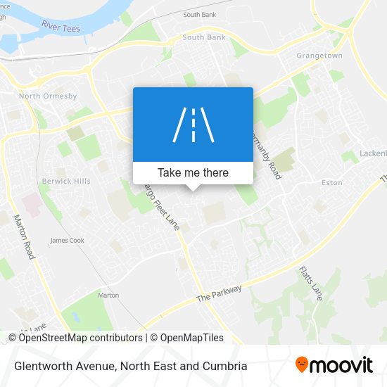 Glentworth Avenue map