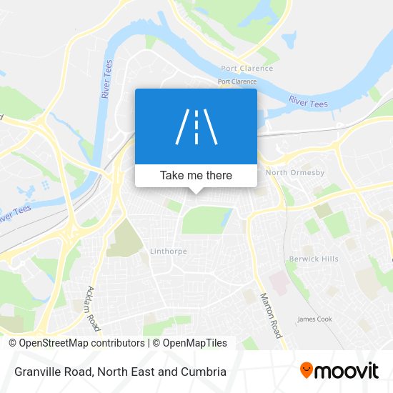 Granville Road map