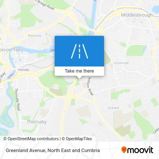 Greenland Avenue map