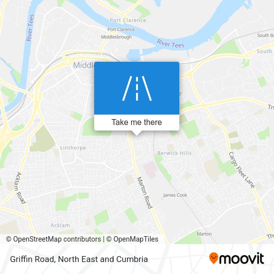 Griffin Road map