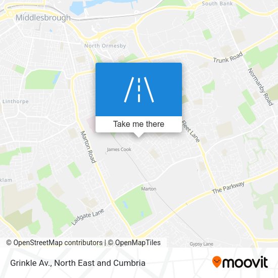 Grinkle Av. map