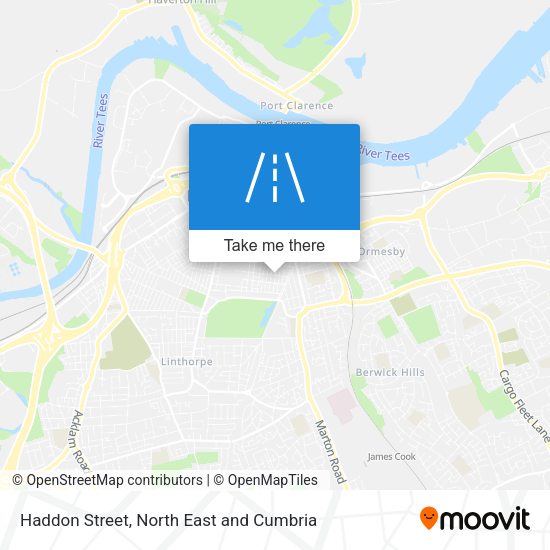 Haddon Street map