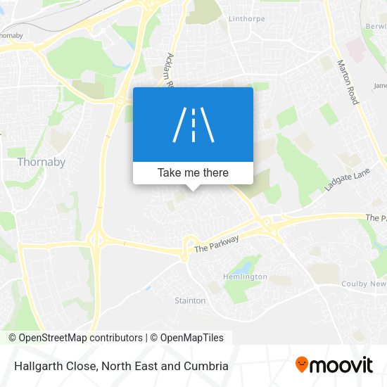 Hallgarth Close map