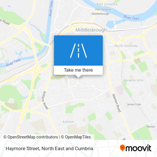 Haymore Street map