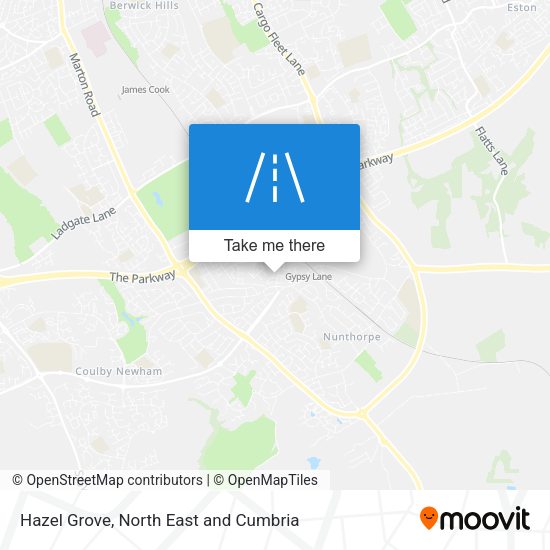 Hazel Grove map