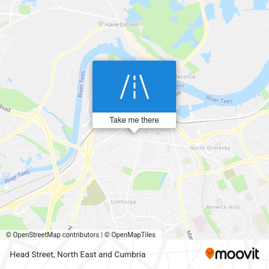 Head Street map