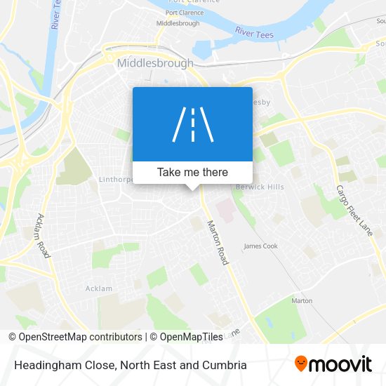 Headingham Close map