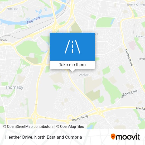 Heather Drive map