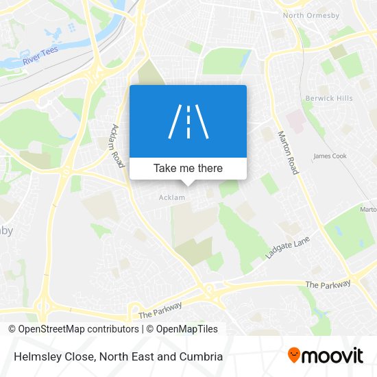 Helmsley Close map