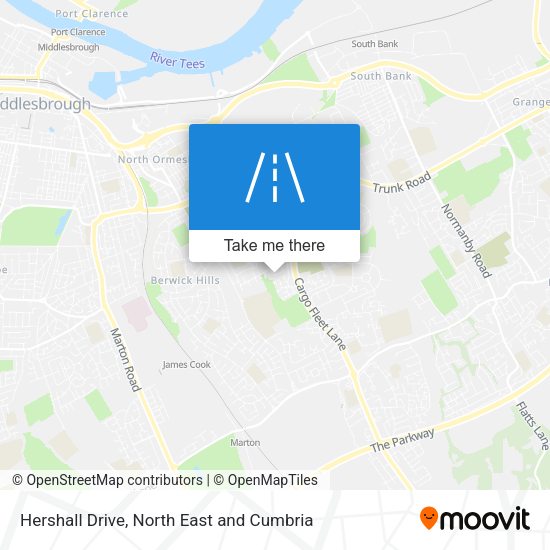 Hershall Drive map