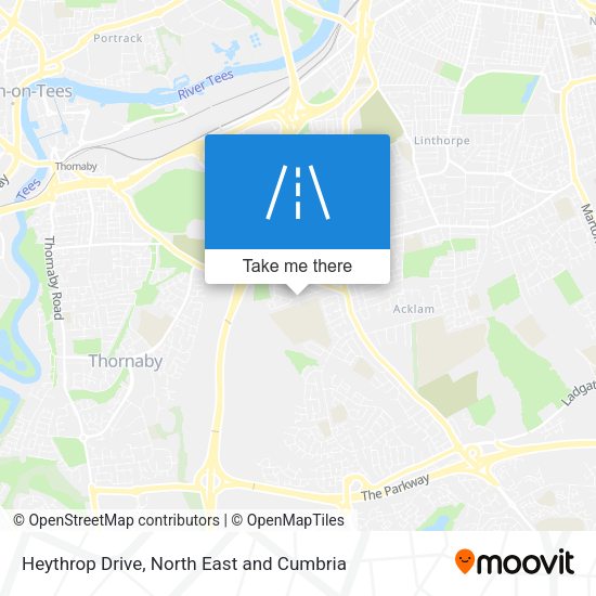Heythrop Drive map