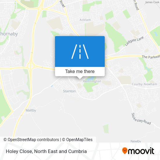 Holey Close map