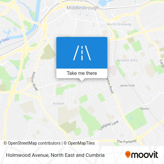Holmwood Avenue map