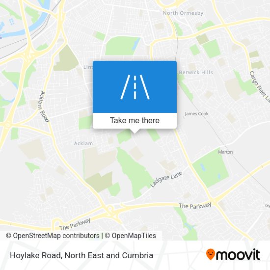 Hoylake Road map