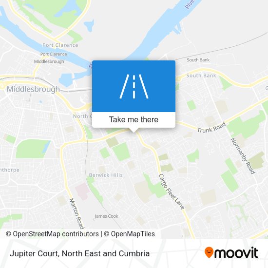 Jupiter Court map