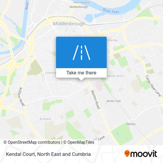 Kendal Court map