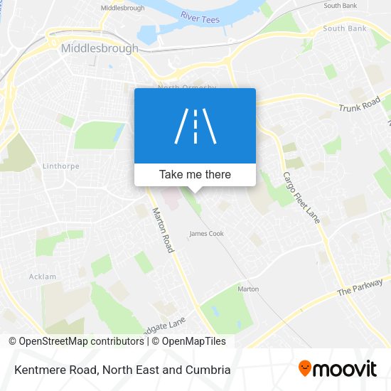 Kentmere Road map