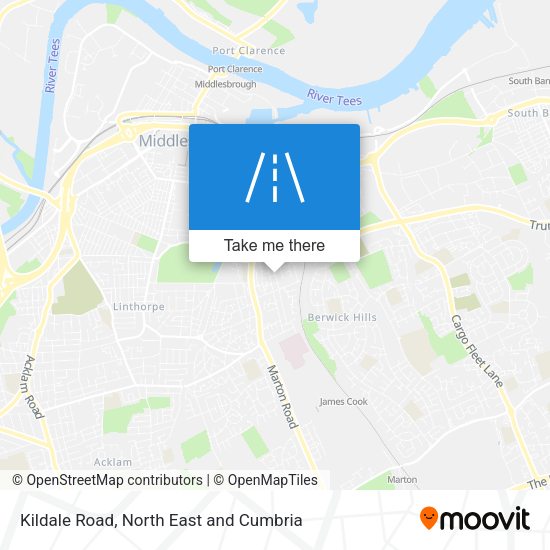 Kildale Road map