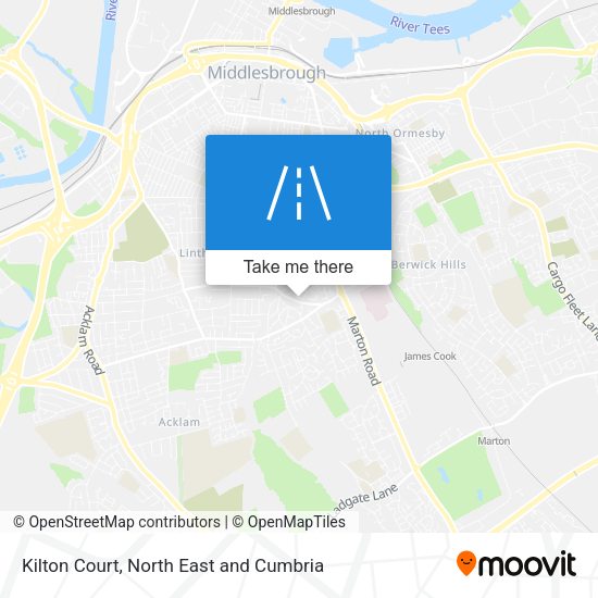 Kilton Court map
