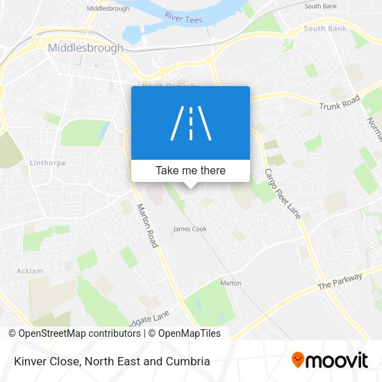 Kinver Close map