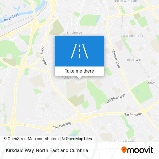 Kirkdale Way map