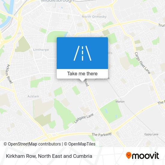 Kirkham Row map