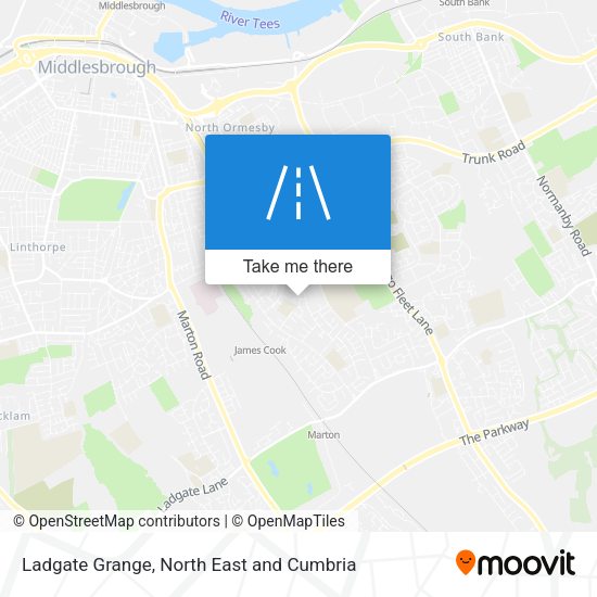 Ladgate Grange map