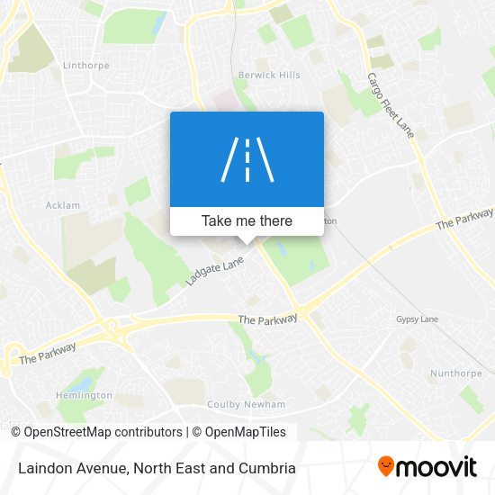 Laindon Avenue map