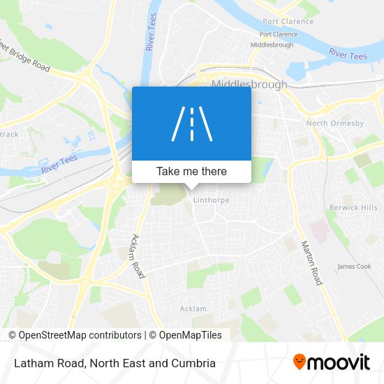 Latham Road map