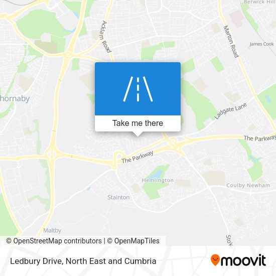 Ledbury Drive map