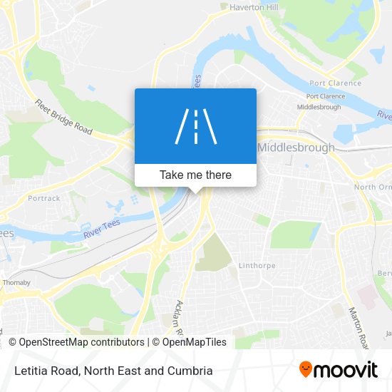 Letitia Road map