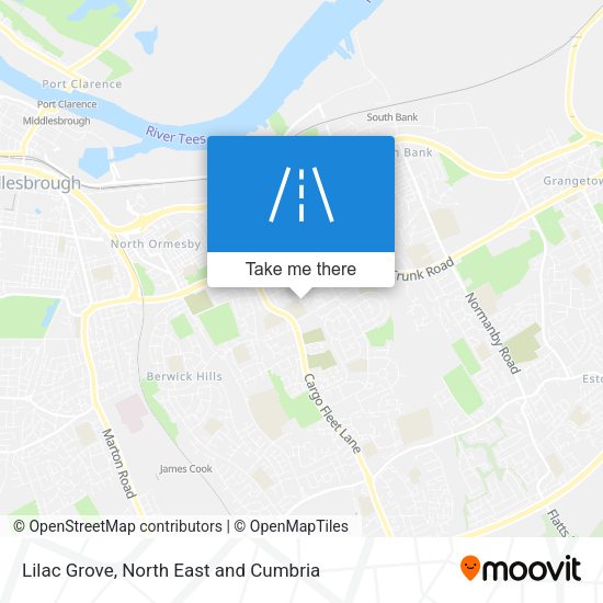 Lilac Grove map