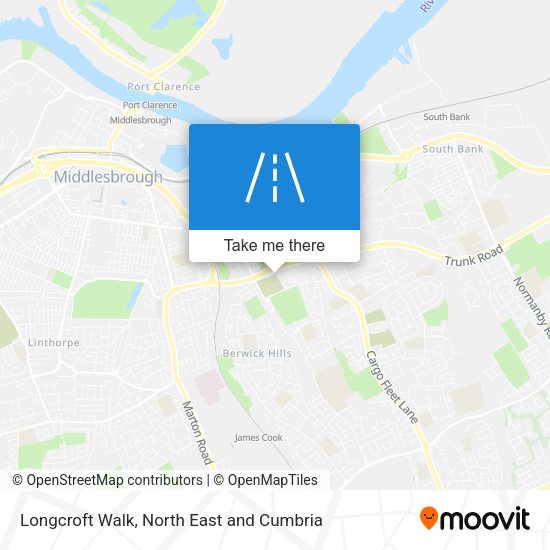 Longcroft Walk map