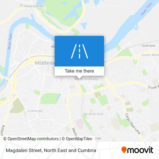 Magdalen Street map