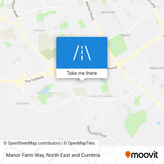 Manor Farm Way map