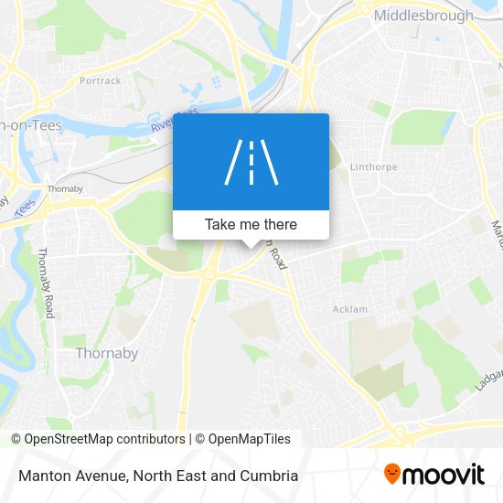 Manton Avenue map