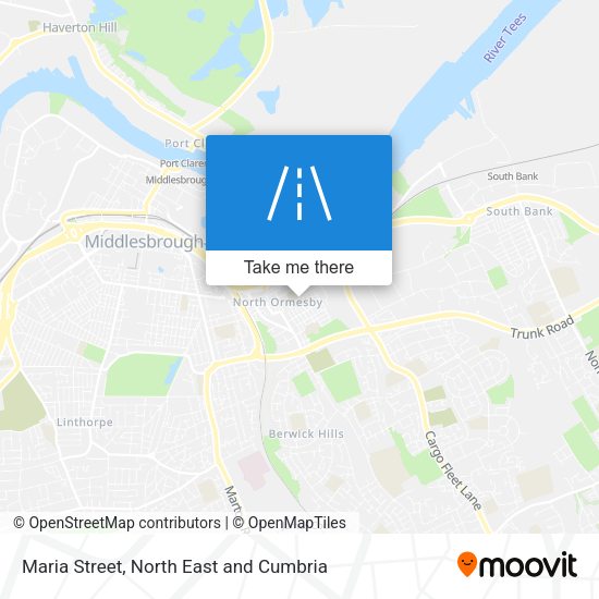 Maria Street map