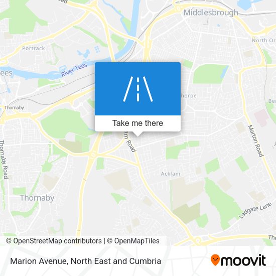 Marion Avenue map