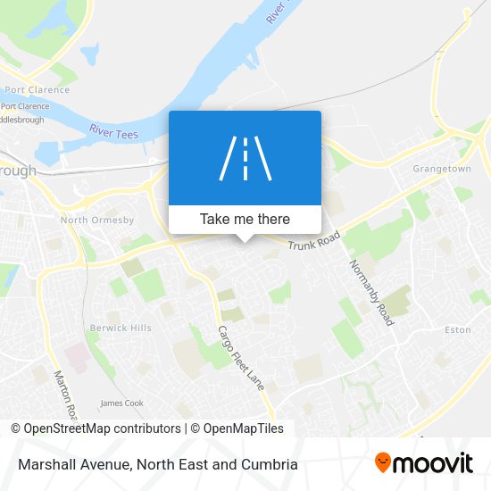 Marshall Avenue map