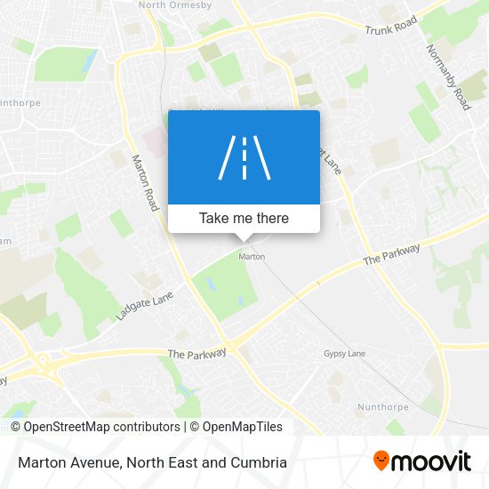 Marton Avenue map